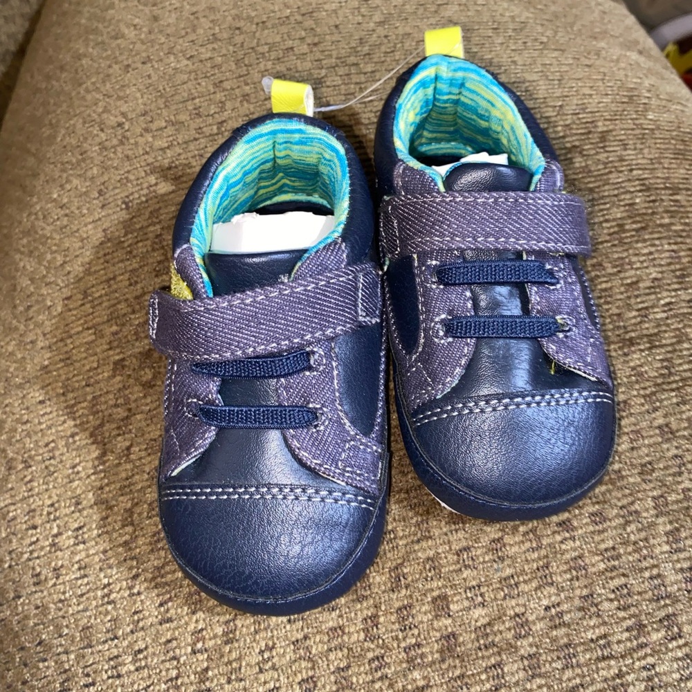 Navy Blue Infant Shoes
